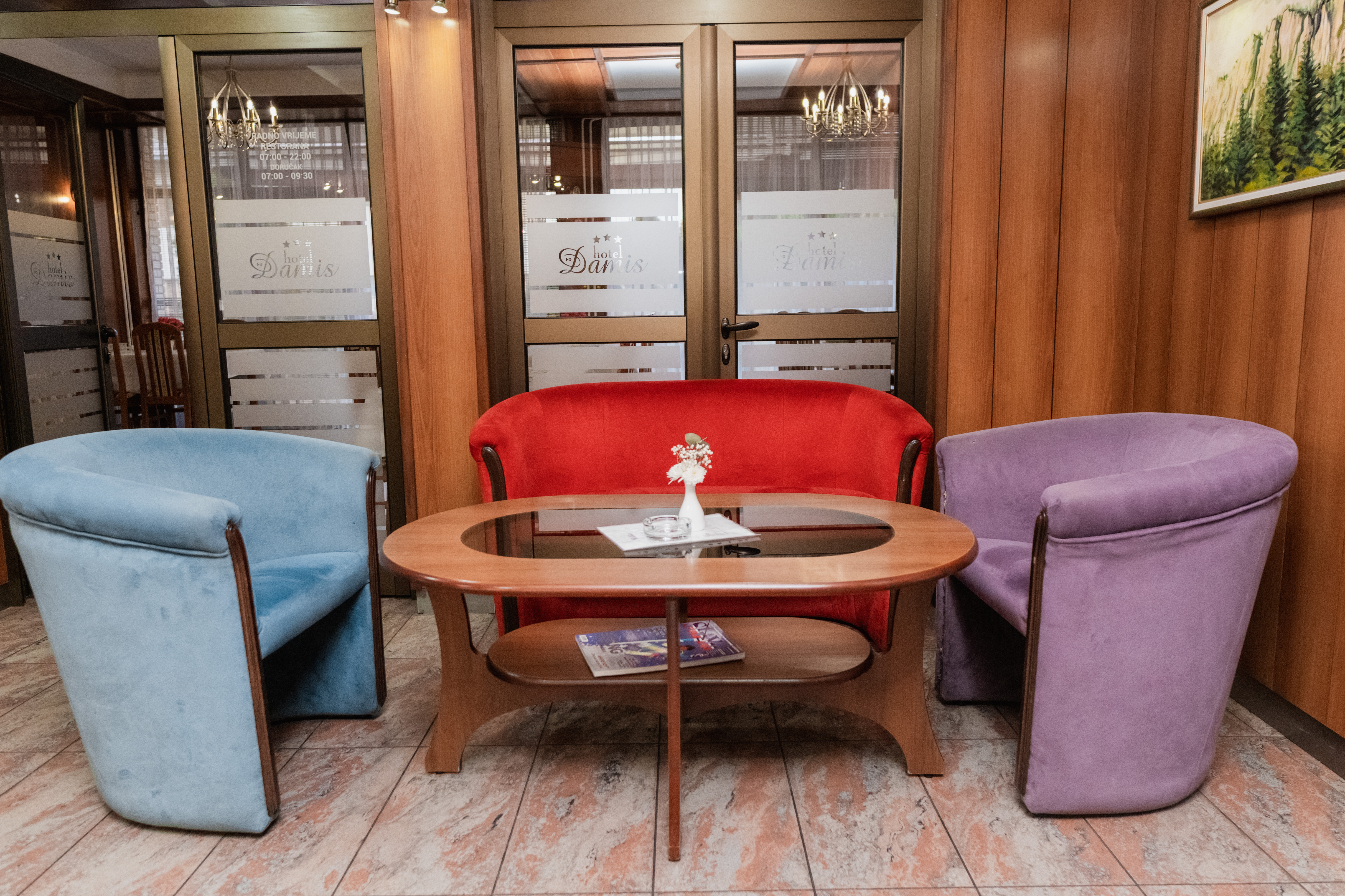 Detalj hotelskog predvorja